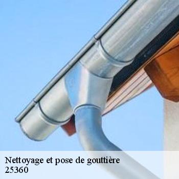 Nettoyage et pose de gouttière